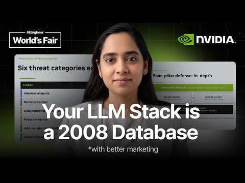 Your LLM Stack Is a 2008 Database With Better Marketing — Lovina Dmello, NVIDIA