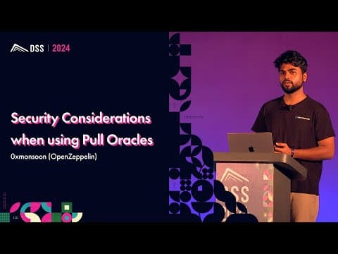 Security Considerations when using Pull Oracles | 0xmonsoon (OpenZeppelin)