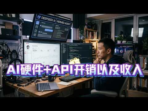 AI投入和产出比分享，Youtube视频+网站+软件接单，电脑显卡很贵但是可以回本，Hermes+DeepSeek大幅提升生产力！