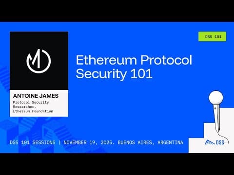 DeFi Security 101 2025 - Ethereum Protocol Security 101