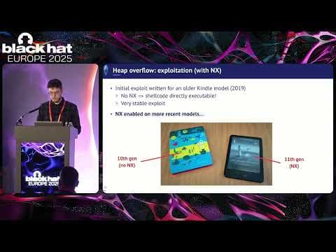 Black Hat Europe 2025 | Taking Over Your Amazon Account With A Kindle