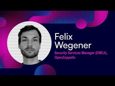 DeFi Security Summit  2023 - Session 17: Focused Talks 3 - Felix Wegener