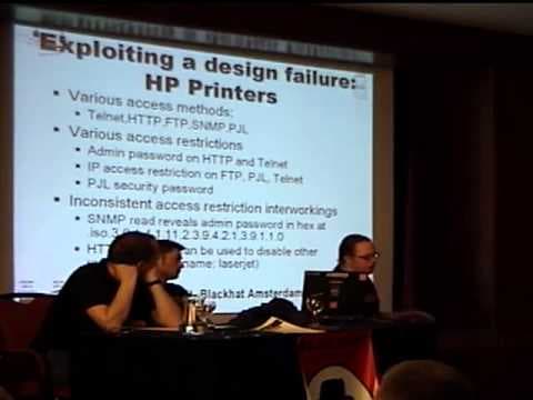 Black Hat EU 2003 - Design and Software Vulnerabilities In Embedded Systems