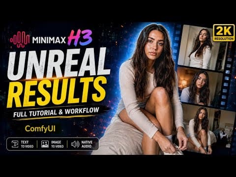 MiniMax H3 is Insane! 2K AI Video Model – Full Tutorial & Workflow | ComfyUI