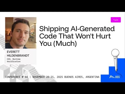 Shipping AI-Generated Code That Won't Hurt You (Much)