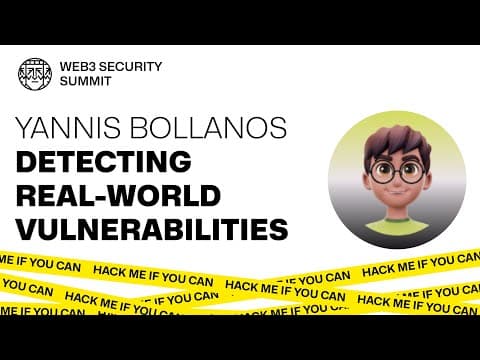 Detecting real-world Vulnerabilities — Yannis Bollanos | Dedaub