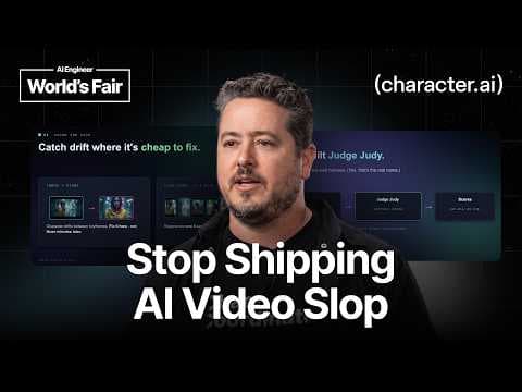 Evaling Video Slop — Maor Bril, Character.ai