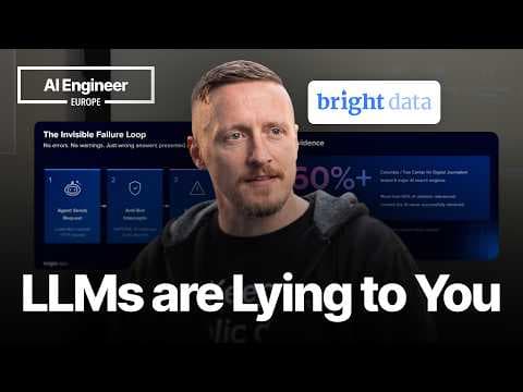 Your Agent's Biggest Lie: "I Searched the Web" — Rafael Levi, Bright Data