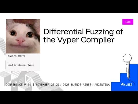 Differential Fuzzing of the Vyper Compiler