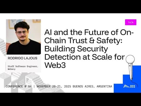 AI and the Future of On-Chain Trust & Safety: Building Security Detection at Scale for Web3