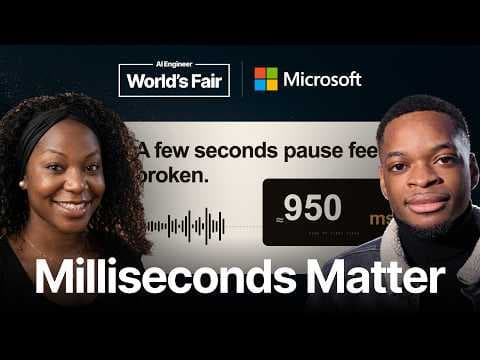 Your Voice Agent Doesn't Need a Frontier Model - Joel Allou & Ornella Bahidika, Microsoft