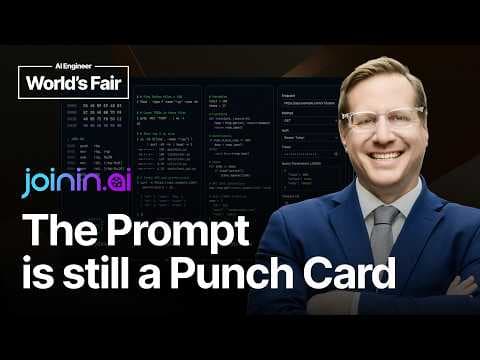 The Prompt Is Still a Punch Card - Ted Johnson, JoinIn AI
