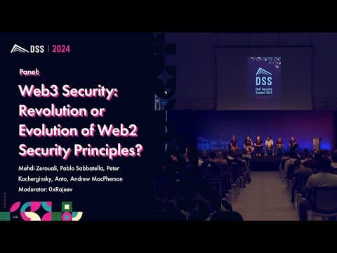 Web3 Security: Revolution or Evolution of Web2 Security Principles?