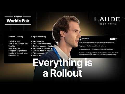 Everything Is a Rollout — Alex Shaw + Ryan Marten, Terminal-Bench, Harbor, Laude Institute