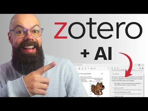 I Finally Found an AI That Works Inside Zotero (Game Changer)