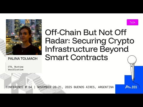 Off-Chain But Not Off Radar - DeFi Security Summit 2025