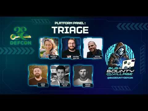 Platform Panel: Triage (HackerOne, Bugcrowd, Intigriti, Synack, YesWeHack) | BBV, DEF CON 33