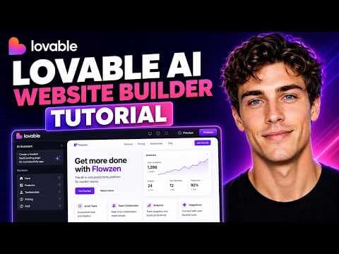 Lovable AI Website Builder Tutorial 2026 | Full Walkthrough