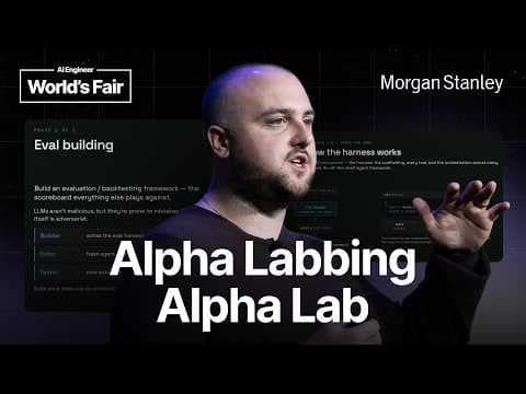 Morgan Stanley's ALPHALAB: Multi-Agent Research Across Optimization Domains — Brendan Rappazzo