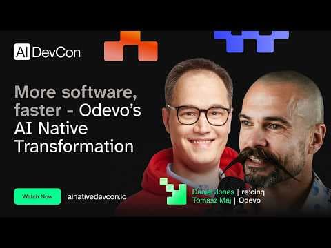 Daniel Jones & Tomasz Maj - More software, faster - Odevo's AI Native transformation - AI DevCon '26