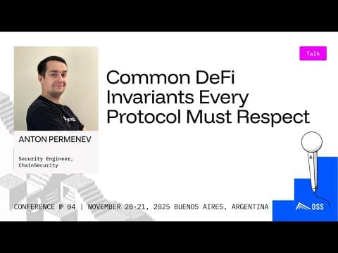 Common DeFi Invariants Every Protocol Must Respect