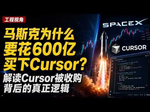 马斯克为什么要花600亿买下Cursor？解读Cursor被收购背后的真正逻辑
