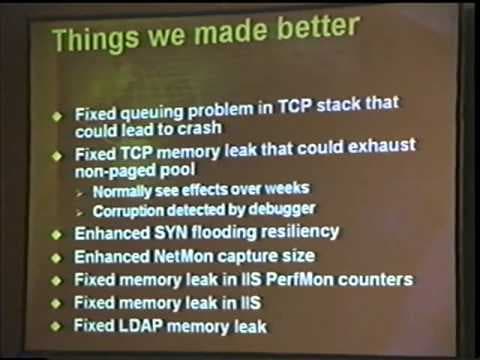 Black Hat USA 2000 - Defending Windows 2000 on the Internet