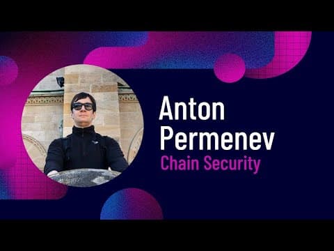 DeFi invariants: Examples and Challenges, Anton Permenev - DeFi Security 101 2023