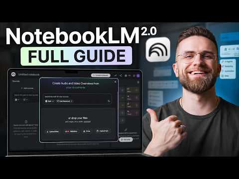 How to Use NotebookLM 2.0 After the Big Update (NotebookLM Tutorial)