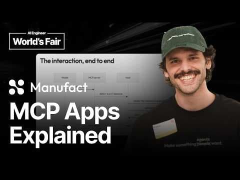 MCP Apps: Primitives, discovery, and the Future of Software - Pietro Zullo, Manufact, Inc