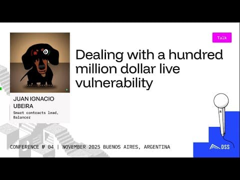 Dealing With a Hundred Million Dollar Live Vulnerability