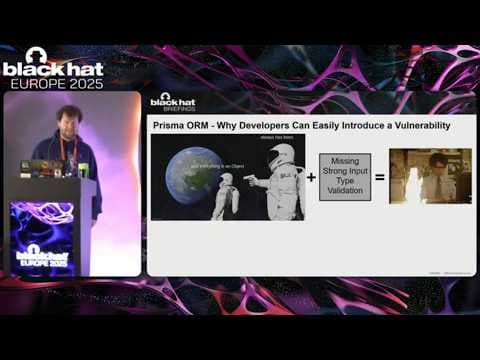 Black Hat Europe 2025 | ORMageddon: Leaking More Than You Joined For