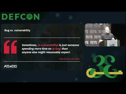 DEF CON 33 - Winners of DARPA’s AI Cyber Challenge - Andrew Carney, Jason Roos, Stephen Winchell