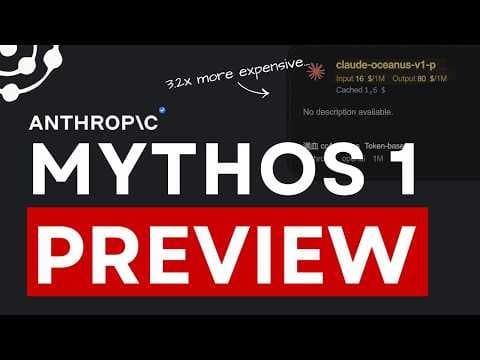 Mythos 1 is Coming, But It Costs 3.2x More Than Opus...