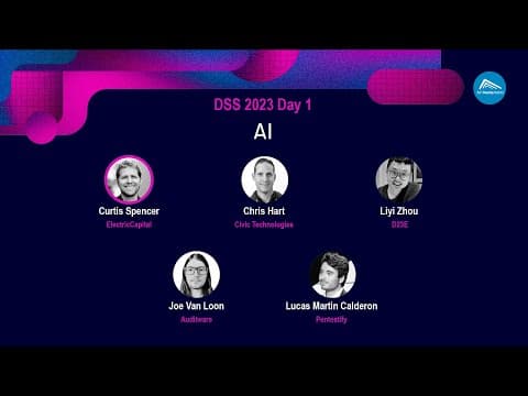 DeFi security Summit  2023  - Session 4: AI Panel