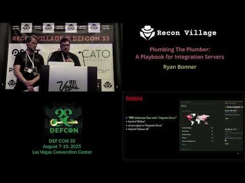 DEF CON 33  Recon Village -  A Playbook for Integration Servers - Ryan Bonner, Guðmundur Karlsson