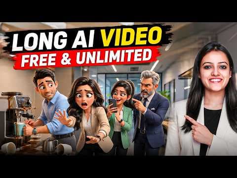Make AI Videos FREE🔥Long 3D cartoon Animation + Voice ✨AI Video kaise banaye🔥AI Video Generator