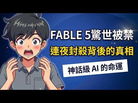 從上線到全球熄燈,Claude Fable 5這三天到底做了什麼驚天大事,難逃被連夜封殺的命運? #ClaudeFable5 #Fable5 #Mythos
