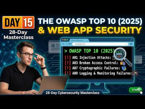 Day 15: The OWASP Top 10 (2025) & Web App Security | 28-Day Masterclass
