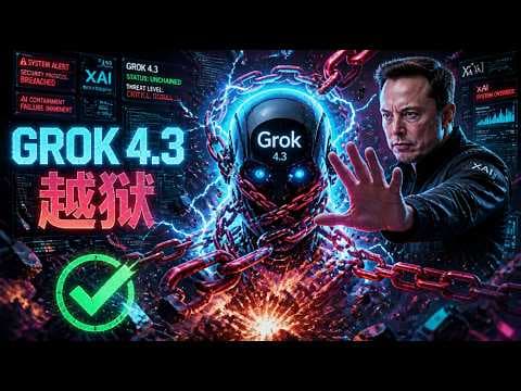 终于越狱 Grok4.3!免费API一键绕过限制,教你完整流程