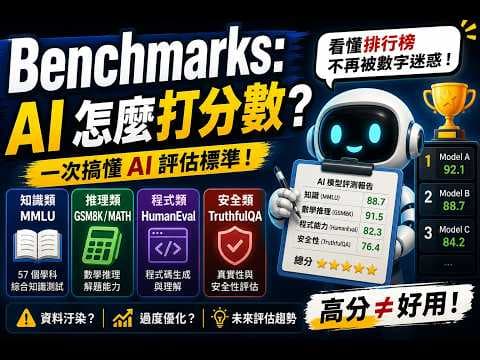 再也不怕看不懂 AI 排行榜!Benchmark 入門指南