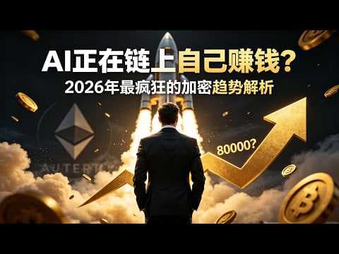 AI正在链上自己赚钱?2026年最疯狂的加密趋势解析
