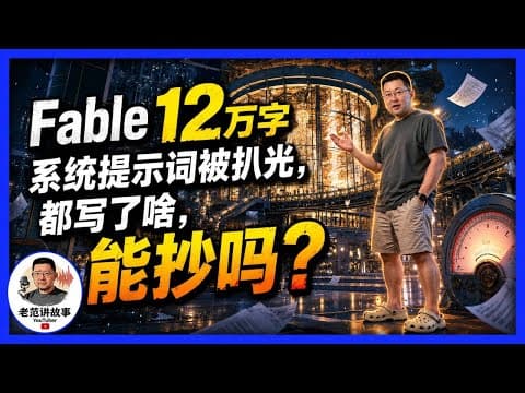 Anthropic Claude Fable 12万字系统提示词被扒光,都写了啥?能抄吗?