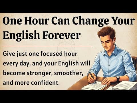 One Hour Can Change Your English Forever | Learn English With Podcast | Speak English Fluently ✅