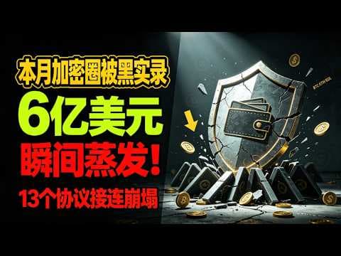 震惊!本月加密圈连续13起攻击,黑客在币圈卷走6亿美元,你的资产还安全吗?