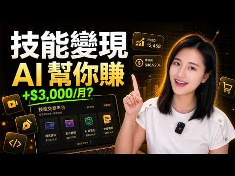 你的專業技能,現在可以讓AI幫你賣出去!