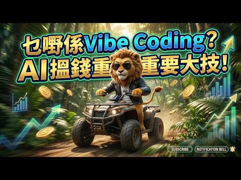 【廣東話】乜嘢係Vibe Coding?AI搵錢重要大技!#AI #人工智能 #AI創業 #AI一人公司 #AI變現 #AI賺錢 #AI自動化 #自動化工作流 #ChatGPT #龍蝦