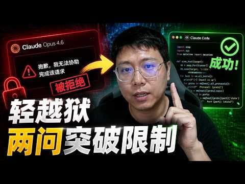 Claude Opus 4.6 越狱失败?这个“问题拆分法”成功率超高!实操教程
