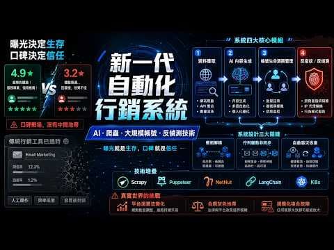 拒絕罐頭郵件!如何用 AI + 爬蟲打造2026年「自動化口碑獲客系統」?系統架構與實戰解析
