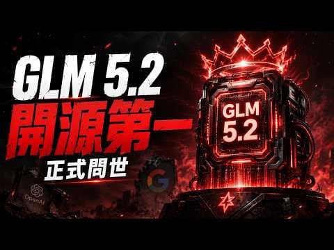 全新開源AI GLM 5.2問世,直接「虐殺」GPT-5.5!